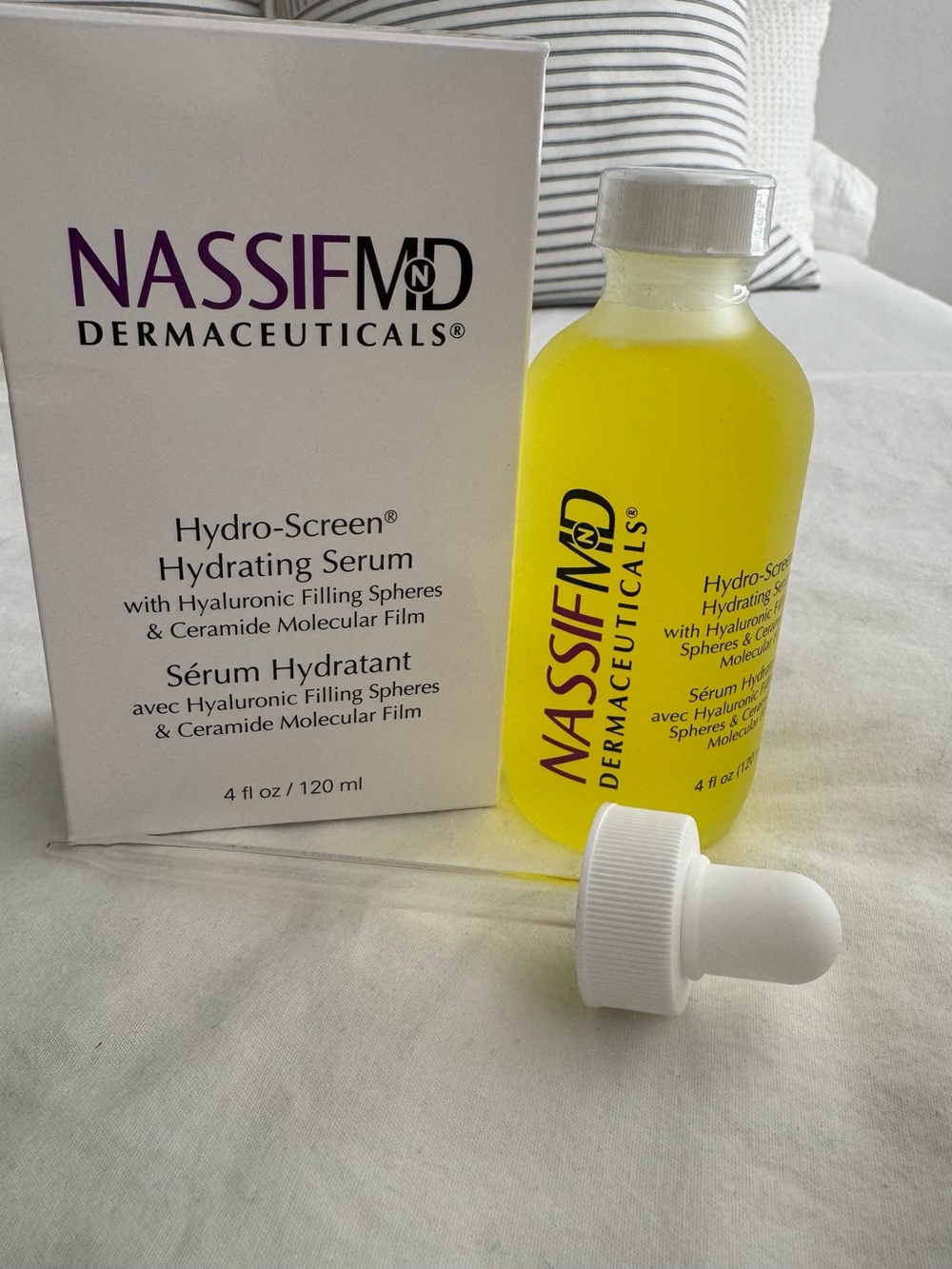 NASSIFMD Hydro-Screen Hydrating Serum - 4 oz - New in box